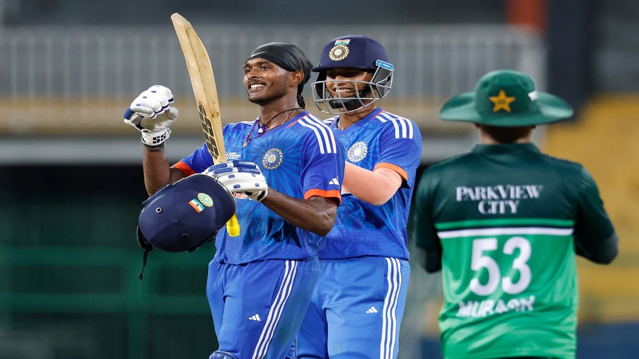 साई सुदर्शन याने या विजयी आव्हानाचं पाठलाग करताना खणखणीत शतक ठोकलं.