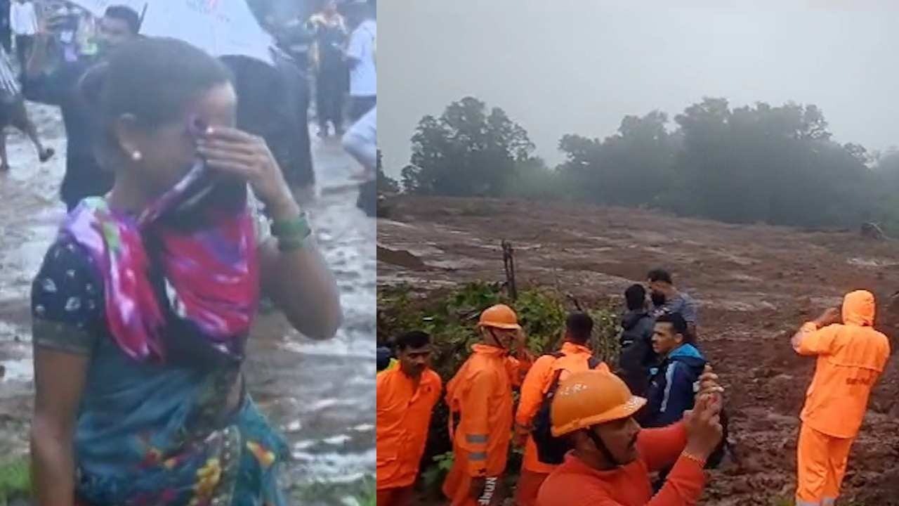 महिलांचा टाहो... इर्शाळवाडीवासीयांवर दु:खाचा डोंगर; 200-250 लोकसंख्येचं गाव दरडी खाली महिलांचा टाहो... इर्शाळवाडीवासीयांवर दु:खाचा डोंगर; 200-250 लोकसंख्येचं गाव दरडी खाली