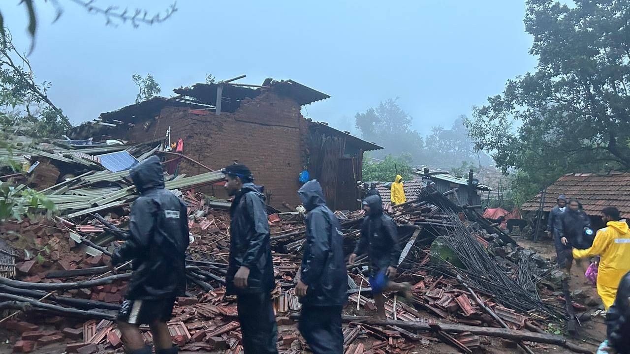 Raigad Irshalwadi Landslide | खालापूरच्या इर्शालवाडीत मोठी दुर्घटना, दरड कोसळून 4 जणांचा मृत्यू