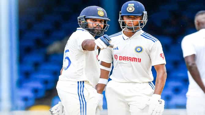 WI vs IND 2nd Test | रोहित शर्मा-जयस्वाल सलामी जोडीचा यशस्वी रेकॉर्ड, दिग्गजांची बरोबरी
