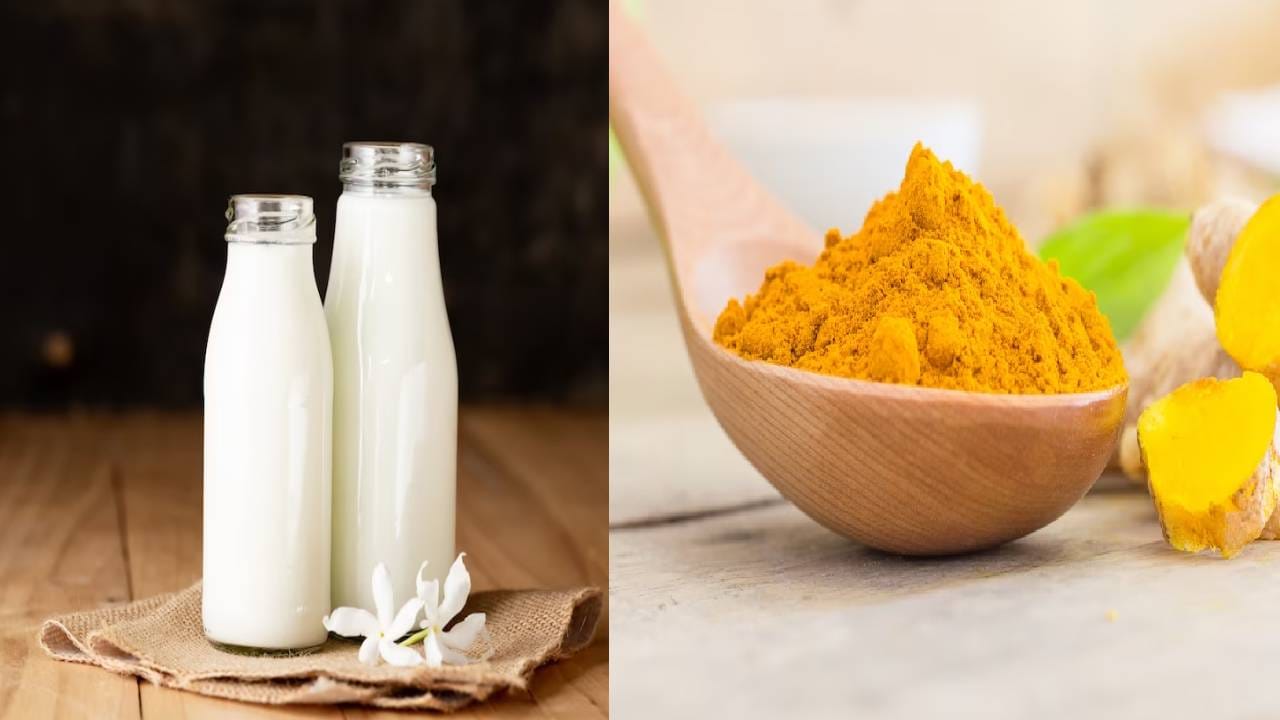  तुम्ही दूध आणि हळदीच्या सहाय्यानेही चेहऱ्यावरील केस काढू शकता. यासाठी दोन-तीन चमचे दुधात दोन चिमूट हळद मिसळून चेहऱ्याला लावा. ही पेस्ट पंधरा मिनिटे चेहऱ्यावर राहू द्या, नंतर साध्या पाण्याने धुवा. नियमित वापराने तुम्हाला फरक दिसून येईल.   
