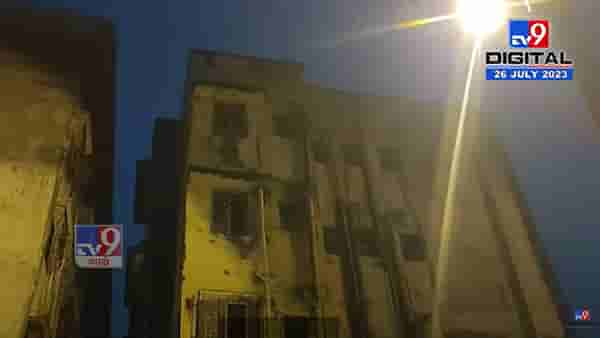 नालासोपाऱ्याच्या समर्थ नगरमधील चार मजली इमारत झुकली अन्…