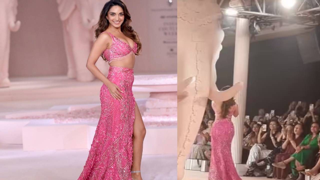 Kiara Advani Blowing A Kiss To Her Mother-In-Law On The Ramp