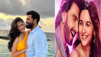 Katrina Kaif-Vicky Kaushal | विकी कौशल - कतरिना गेले फिल्म डेटवर, शेअर केला ‘रॉकी और रानी की प्रेम कहानी’चा रिव्ह्यू, आलियाचा पिक्चर पाहून काय म्हणाली कतरिना ?