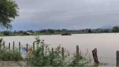 गडचिरोलीत रेड अलर्ट; नगरम आणि धर्मपुरी येथे पूर परिस्थिती