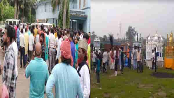 आक्रोश आणि मातम... मोहरमच्या मिरवणुकीतील ताबूत हायटेंशन वायरच्या संपर्कात; चौघांचा जागीच मृत्यू, 9 जण गंभीर