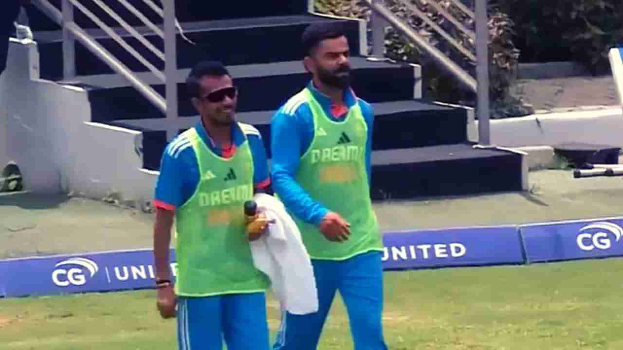 WI vs IND : मोठ्या मनाचा किंग कोहली, युवा खेळाडूंसाठी विराट बनला वॉटरबॉय