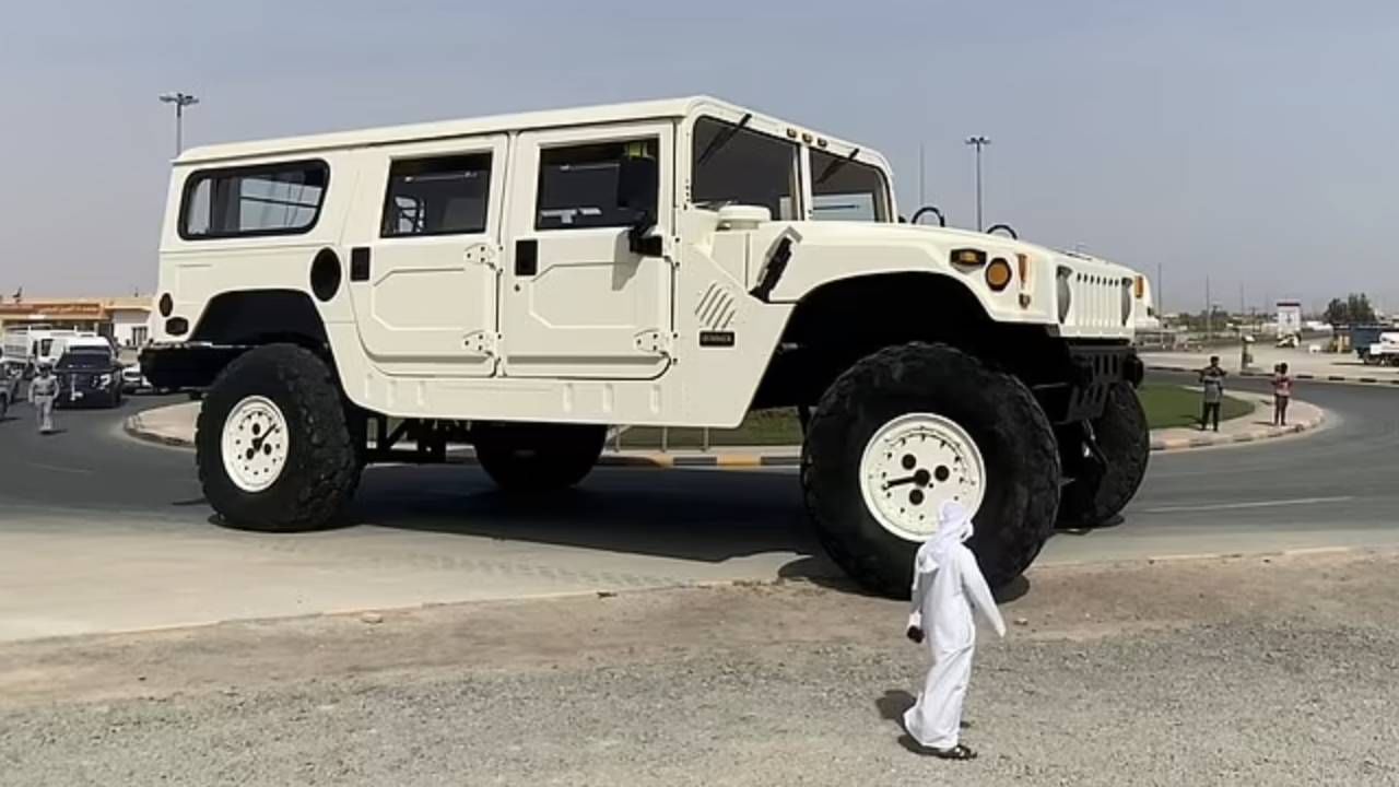 Dubai Sheikh Hummer : कार नाही, चालता-फिरता राजमहल! दुबई शेखची पाहा श्रीमंती