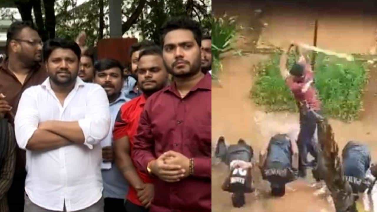 जोशी बेडेकर कॉलेजमध्ये एनसीसी विद्यार्थ्यांना मारहाण, प्राचार्यांच्या निलंबनासाठी राष्ट्रवादी, ठाकरे गटाचं आंदोलन
