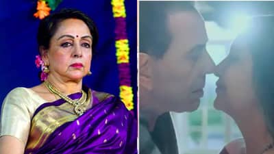 Hema Malini | रॉकी और रानीमधील धर्मेंद्र - शबाना आझमींच्या किसिंग सीनबद्दल हेमा मालिनी म्हणाल्या..