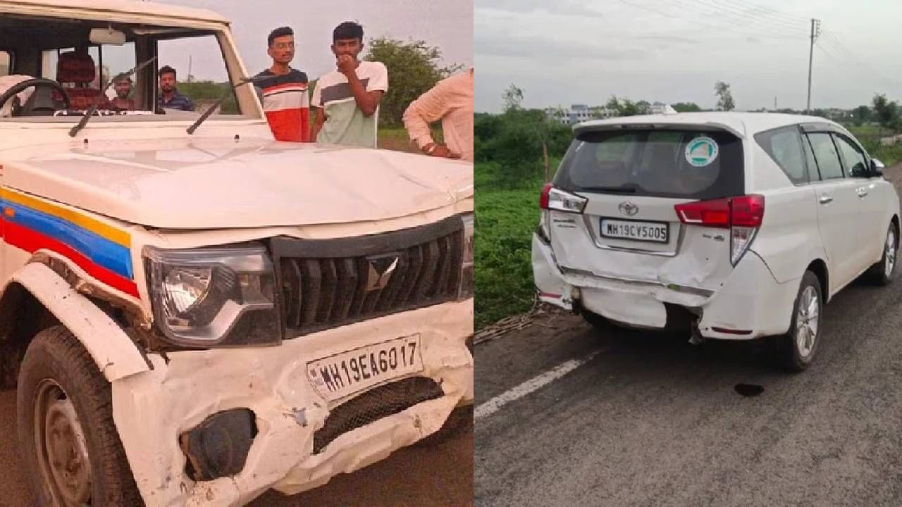 शिंदे गटाच्या आमदाराचा अपघात; ताफ्यातील पोलीस व्हॅनची कारला मागून धडक, किरकोळ दुखापत