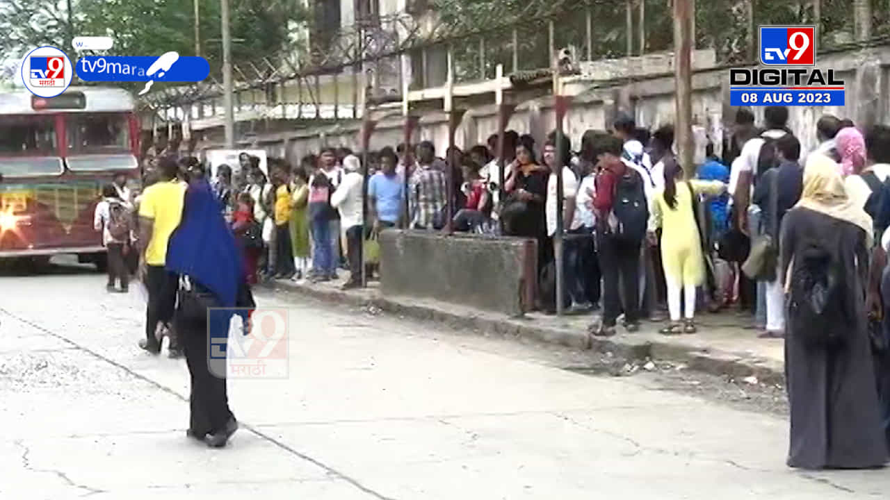 बेस्ट बस कंत्राटी कर्मचाऱ्यांच्या संप, मालवणी डेपोत पोलीस बंदोबस्त; प्रवाशांच्या अडचणीत वाढ