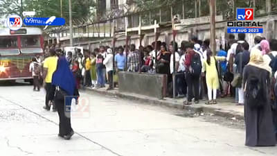 बेस्ट बस कंत्राटी कर्मचाऱ्यांच्या संप, मालवणी डेपोत पोलीस बंदोबस्त; प्रवाशांच्या अडचणीत वाढ