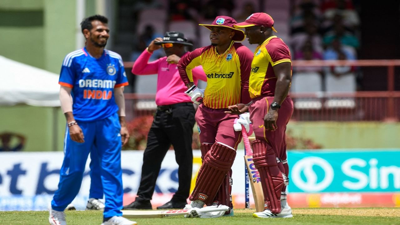 WI vs IND 3rd T20I | कॅप्टन रोवमेन पॉवेल याची फटकेबाजी, टीम इंडियाला 160 रन्सचं टार्गेट