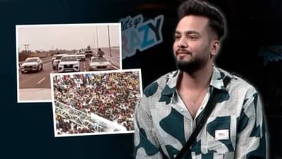 Elvish Yadav | हजारो गाड्यांचा ताफा, लाखोंची गर्दी, 12 किमीपर्यंत ट्रॅफिक जाम; एल्विश यादवचं शाही स्वागत