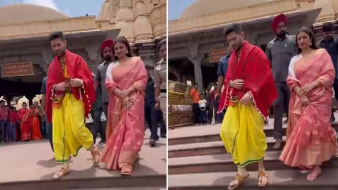 Mahakaleshwar | महाकालेश्वर मंदिरात परिणिती चोप्रा, राघव चड्ढाकडून मोठी चूक; नेटकऱ्यांनी धारेवरच धरलं!