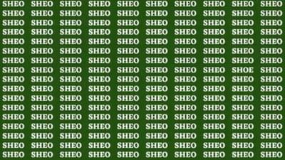 Optical Illusion | हे चित्र नीट बघा, SHOE हा शब्द दिसतोय का?