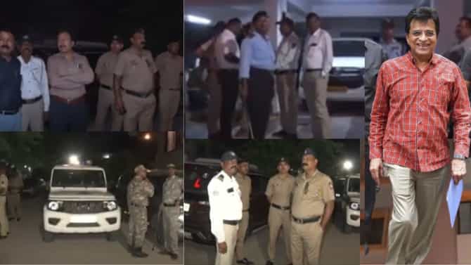 किरीट सोमय्या गुप्त बैठकीसाठी औरंगाबादमध्ये दाखल, शेकडो पोलिसांचा फौजफाटा, काहीतरी मोठं घडतंय?
