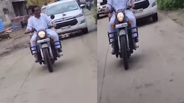 औरंगाबादमध्ये या केंद्रीय मंत्र्याची विना हेल्मेट बुलेट राइड, कार्यकर्ते काय आदर्श घेणार?