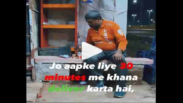 घरोघरी जेवण पोहोचवणारा जेव्हा चहा-बिस्कीटवर आपली भूक भागवतो, भावनिक करणारा VIDEO
