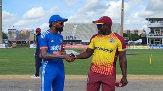 WI vs IND 5th T20I | शुबमन गिल याला रिव्यू न घेणं महागात पडलं, सूर्यकुमार यादव देखील पाहत राहिला