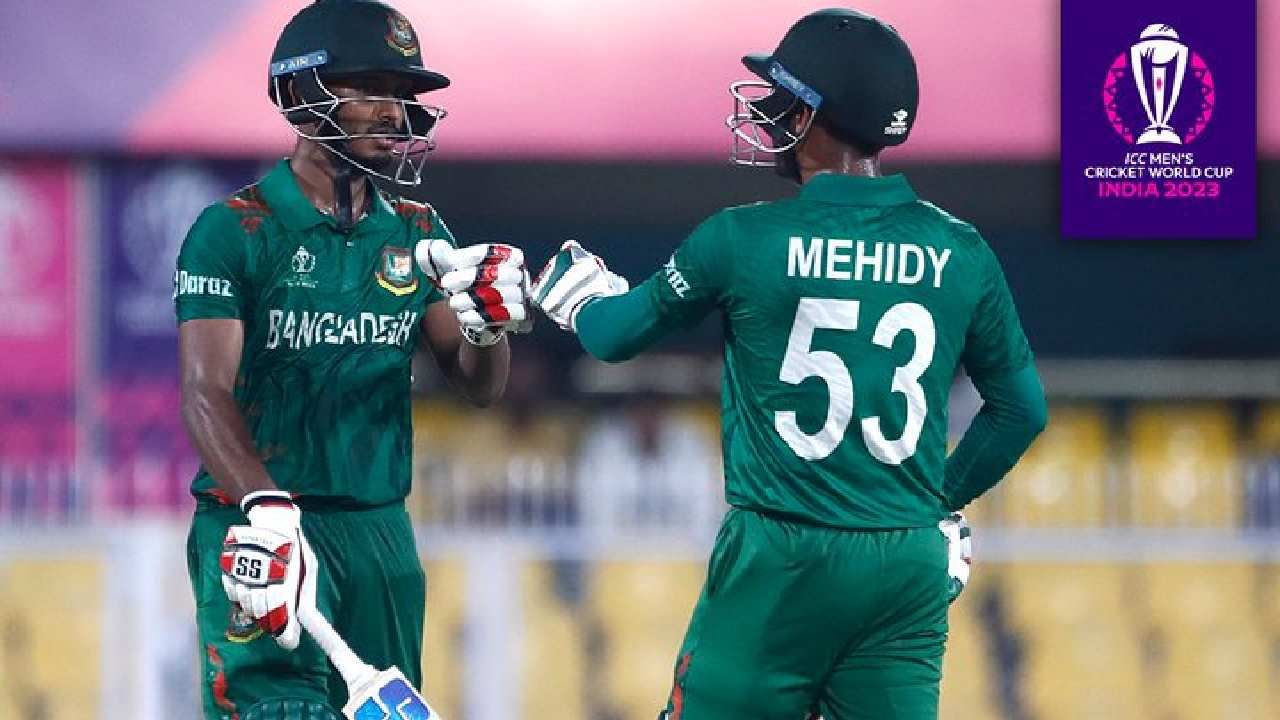 SL vs BAN : वर्ल्डकपपूर्वीच्या सराव सामन्यात बांगलादेशचा श्रीलंकेला दंश, 7 गडी राखून दणदणीत विजय