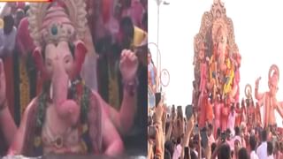 Lalbaugcha Raja Visarjan 2023 | ‘ही शान कोणाची लालबागच्या राजाची’ चौपाटीवरील खास PHOTOS