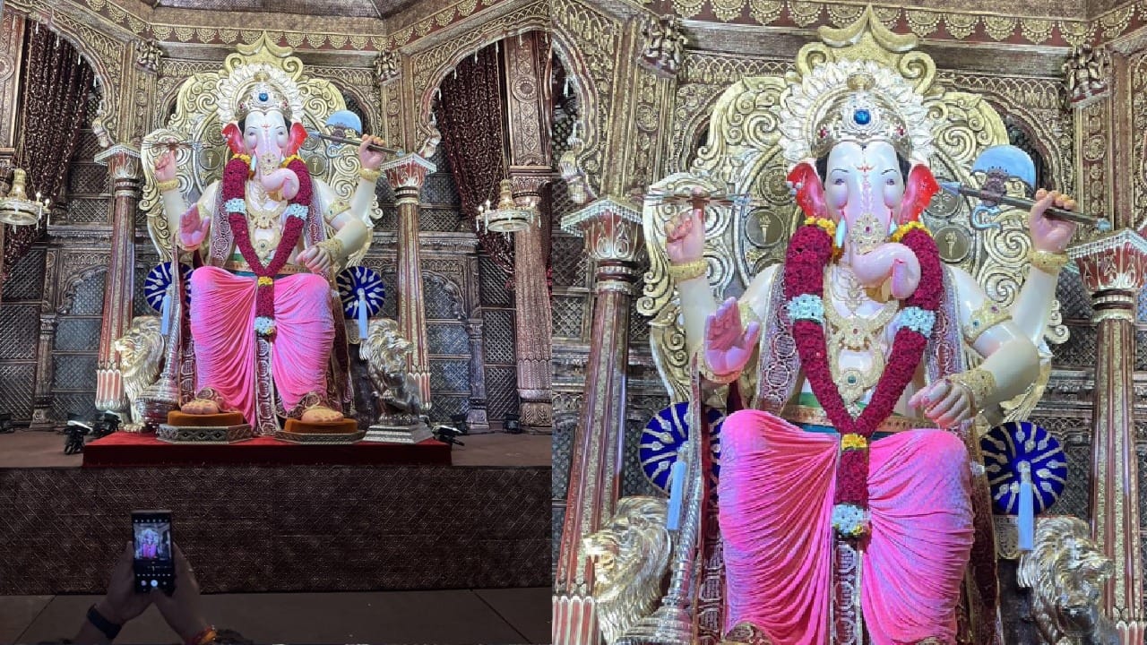 लालबागचा राजा सार्वजनिक गणेशोत्सव मंडळाच्या वतीने हे फोटो प्रसारित करण्यात आले आहेत.