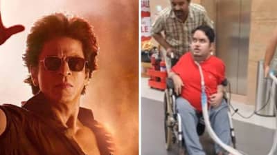 Jawan | शाहरुख खानचा जबरा फॅन; चक्क व्हेंटिलेटरवर पोहोचला थिएटरमध्ये