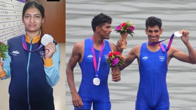 Asian Games 2023 : भारताचा निशाणा लागला, दोन पदक जिंकले; आशियाई स्पर्धेत चांदी