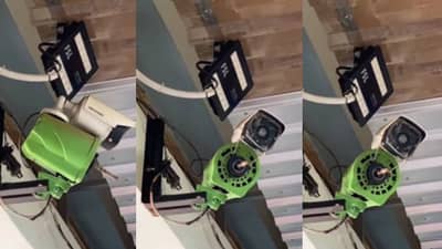 Desi Jugad | जुगाड असा की CCTV कॅमेरा फिरतोय गरागरा!