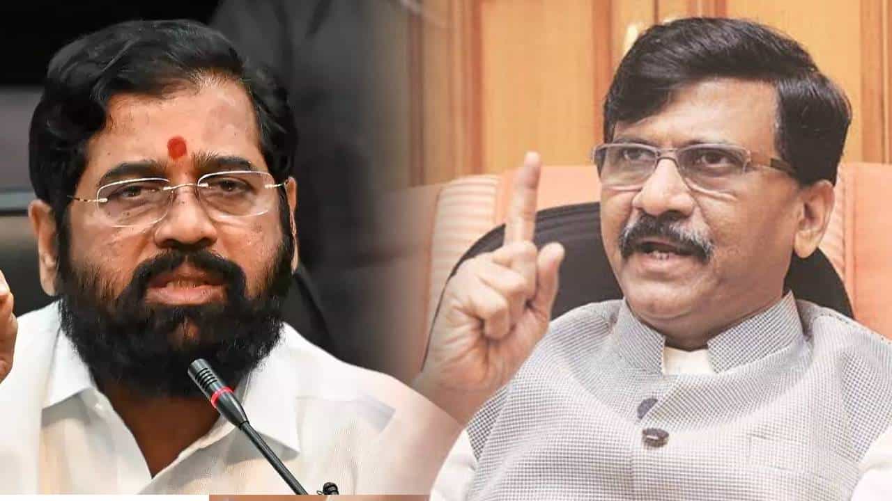 Sanjay Raut यांनी मुख्यमंत्री शिंदे यांचा काढला बाप अन् थेट केला सवाल; म्हणाले, 'तुमच्या...' Sanjay Raut यांनी मुख्यमंत्री शिंदे यांचा काढला बाप अन् थेट केला सवाल; म्हणाले, 'तुमच्या...'