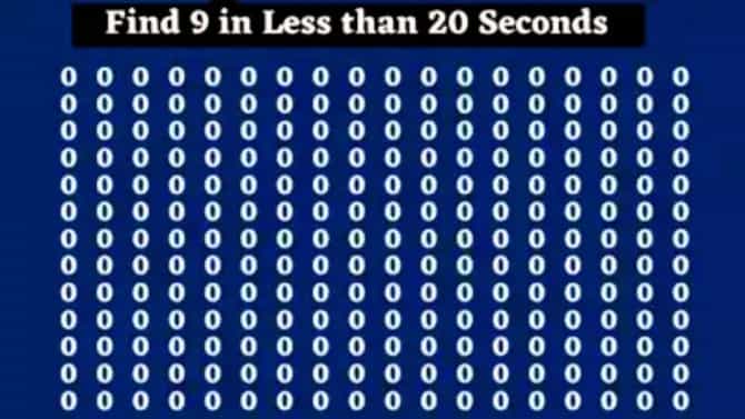Optical Illusion | या चित्रात 9 हा अंक शोधून दाखवा!
