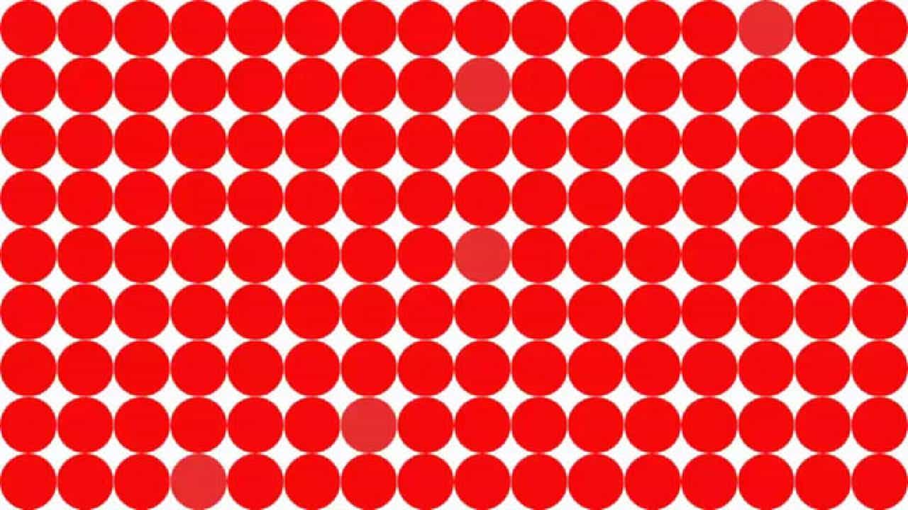 Optical Illusion: या चित्रात वेगळ्या रंगाची वर्तुळे शोधा!