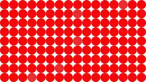 Optical Illusion: या चित्रात वेगळ्या रंगाची वर्तुळे शोधा!
