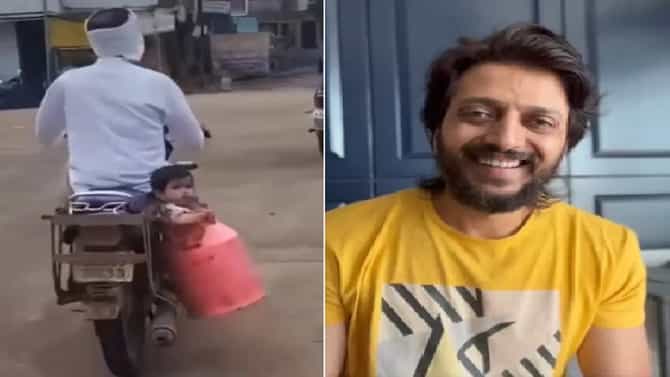 दुधाच्या कंटेनरचा असा वापर तुम्ही कधीच पाहिला नसेल, Ritesh Deshmukh व्हिडीओच्या प्रेमात!