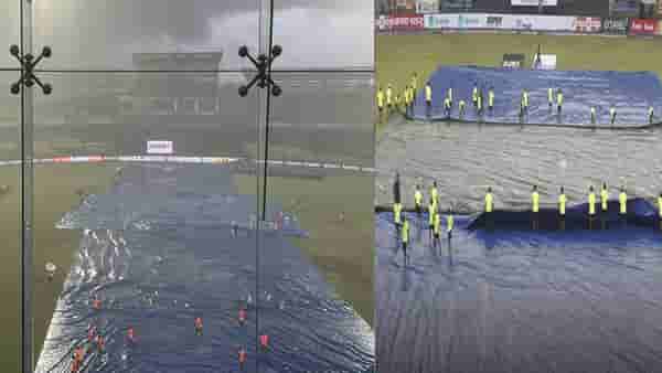 PAK vs IND Rain | टीम इंडिया-पाकिस्तान सामन्यात पावसाने खेळ मांडला, गेम थांबला