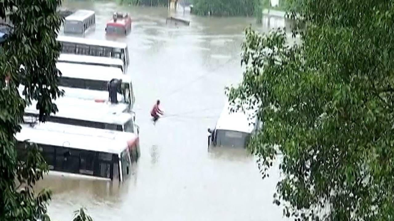 Nagpur Rain | विदर्भात पावसाचा कहर, नागपुरात झालेली अशी ढगफुटी तुम्ही कधी पाहिली?