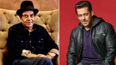 धर्मेंद्र यांच्या पायाजवळ चक्क 15 मिनिटे बसला सलमान खान, तो फोटो तूफान व्हायरल, वाचा काय घडले?