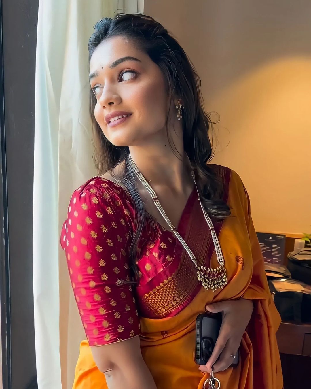 Hruta Durgule's beautiful saree looks | The Times of India