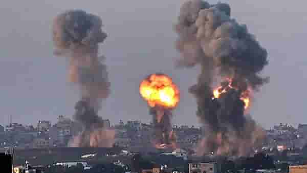 Israel-Hamas War | इस्रायलचा प्रकोप, गाजावर एकाचवेळी 100 फायटर जेट्समधून भीषण Air Strike