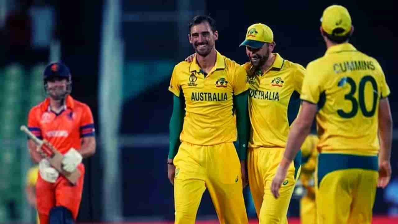 Mitchell Starc Hattrick : वार्म अप मॅचमध्ये मिचेल स्टार्कची हॅट्रीक, वर्ल्ड कपआधी भारतीय संघाचे धाबे दणादले, पाहा व्हिडीओ