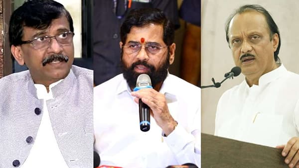 Ajit Pawar : मिंधे-अजित पवार गटाने देणाऱ्याचे हातच घेतले अन्...; सामनातून युतीवर निशाणा