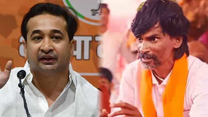मनोज जरांगे पाटील यांच्या 'त्या' वक्तव्यावर नितेश राणे यांनी दिला सल्ला, म्हणाले... मनोज जरांगे पाटील यांच्या 'त्या' वक्तव्यावर नितेश राणे यांनी दिला सल्ला, म्हणाले...