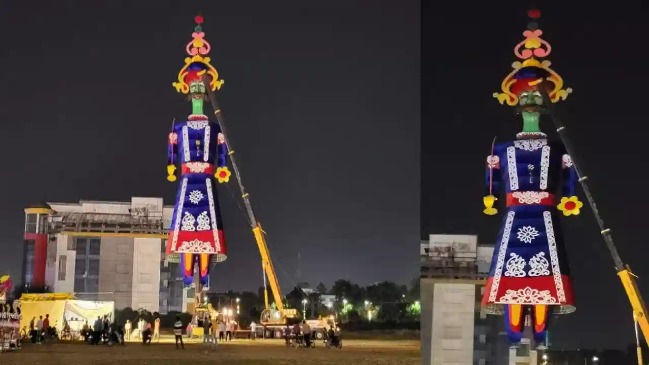 Dussehra 2023 | देशातील सर्वात मोठ्या 171 फूट उंचीच्या रावणाचे दहन येथे होणार, पाहा खर्च किती आला