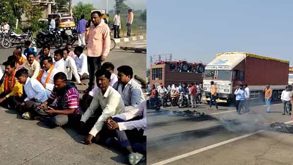 संपूर्ण राज्यात आज मराठा समाज हा आक्रमक होताना दिसत आहे. राज्यातील अनेक शहरांमध्ये रास्ता रोको आंदोलन करण्यात आले. यामुळे वाहनांच्या मोठ्या रांगा या बघायला मिळाल्या.