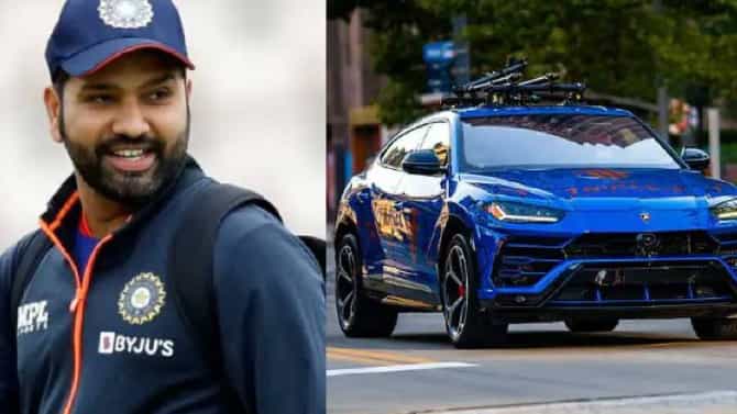 Rohit Sharma | मुंबई-पुणे एक्स्प्रेसवर रोहित शर्मा याची गाडी सुसाट, पुढे असे घडले