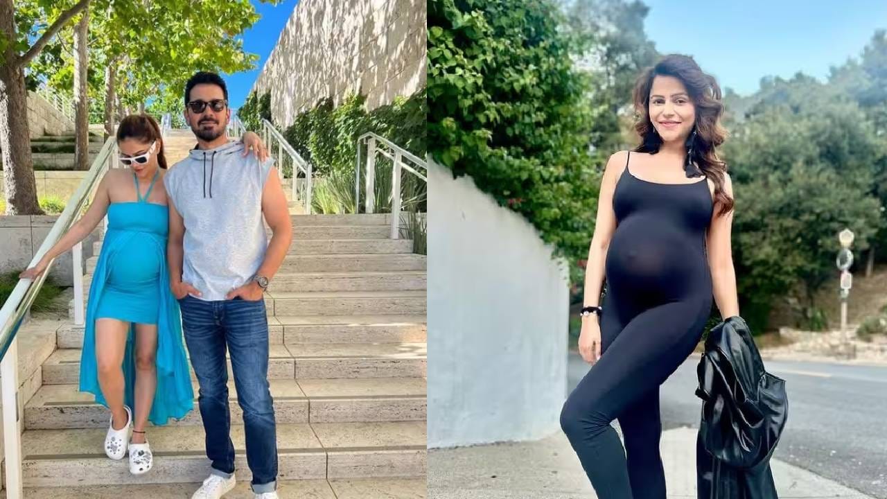 रुबिना दिलैक ही सतत आपल्या चाहत्यांसाठी खास फोटो हे सोशल मीडियावर शेअर करतंय. या फोटोंमध्ये रुबिना दिलैक हिचा बेबी बंप दिसतोय.