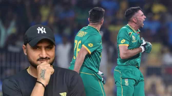 World Cup : दक्षिण अफ्रिका पाकिस्तान सामन्यातील तो निर्णय हरभजनला खटकला, थेट आयसीसीकडे मागितली दाद
