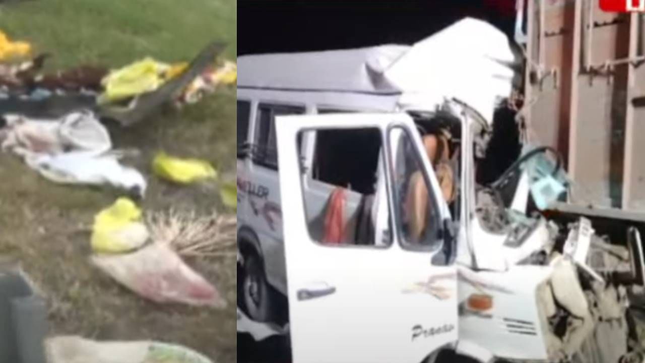 Samruddhi Highway Accident : लहान मुलांची खेळणी, सामान रस्त्यावर... 'समृद्धी'वरील अपघातात 12 ठार, सैलानीच्या भाविकांवर काळाचा घाला